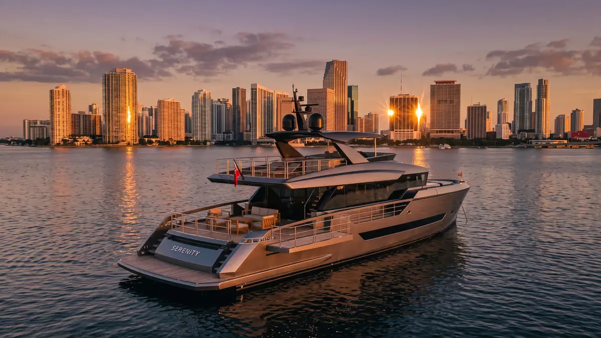 Charter yacht, Miami